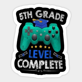 5th Grade Level Complete Class Of 2024 Graduation Sticker